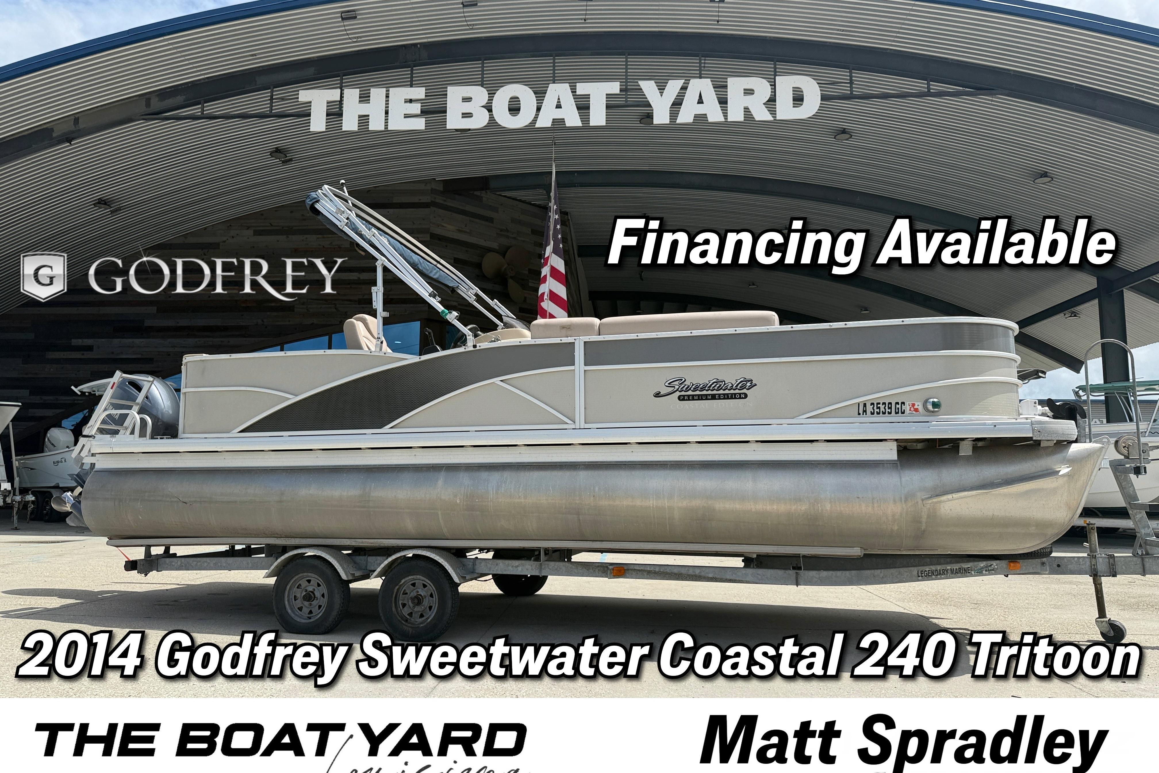2014 Godfrey Sweetwater Premium Coastal Edition 240 2486 SFL in marrero LA