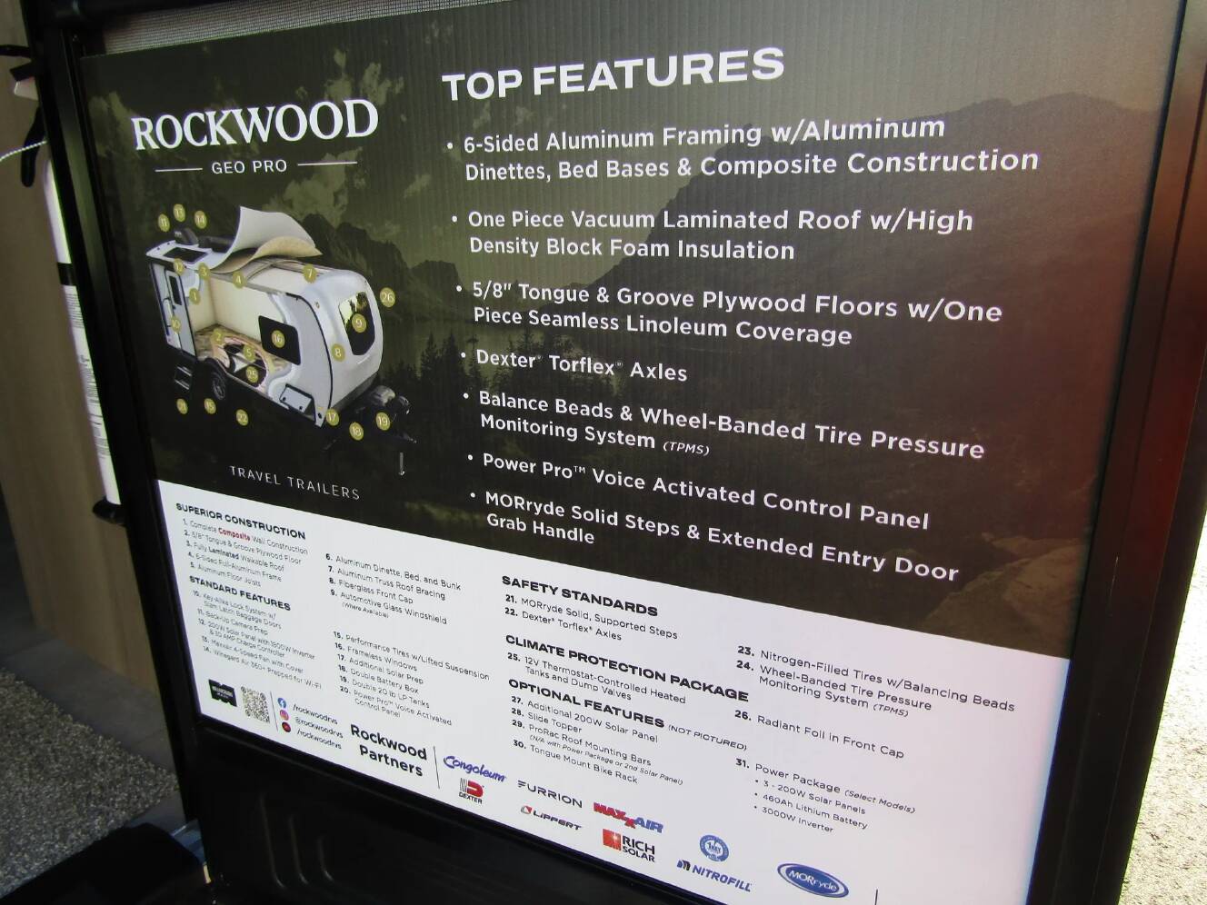 A photo of this 2026 Rockwood ROCKWOOD GEO PRO 20FK