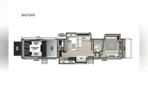 2025 Forest River Rv Vengeance Rogue Armored 391T145 in calera AL