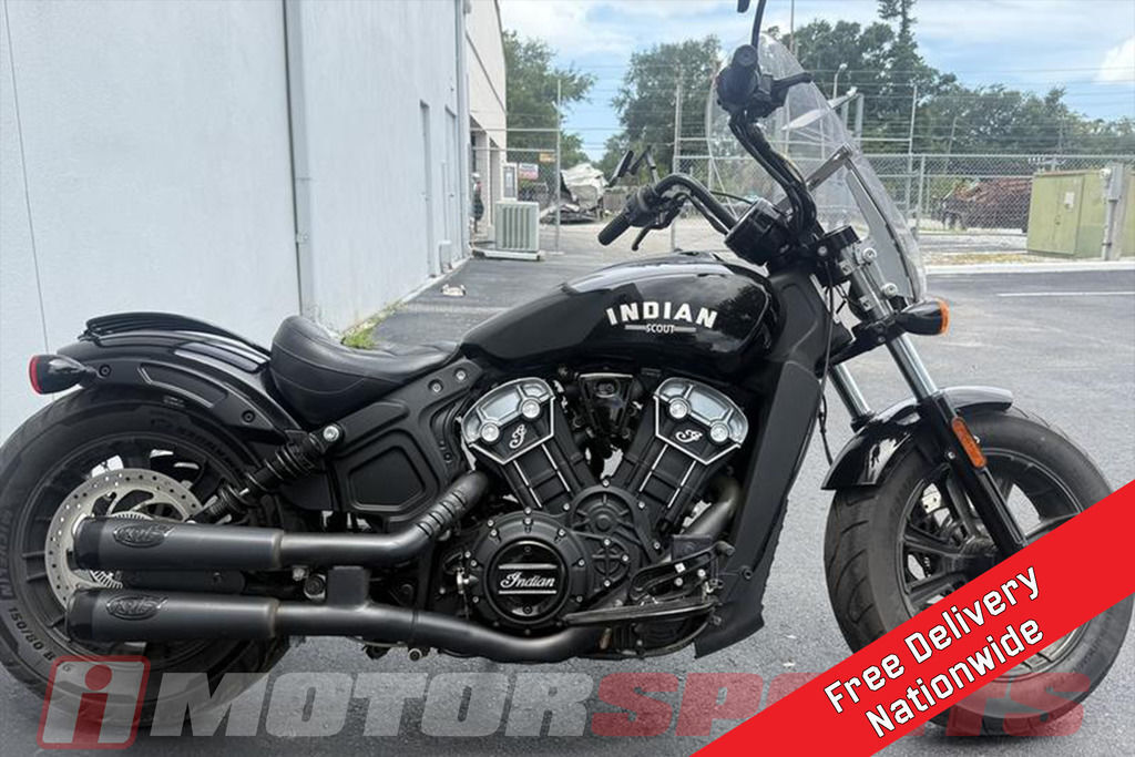 2019 Indian Motorcycle Scout Bobber ABS Thunder Black BOBBER ABS in Elmhurst, IL
