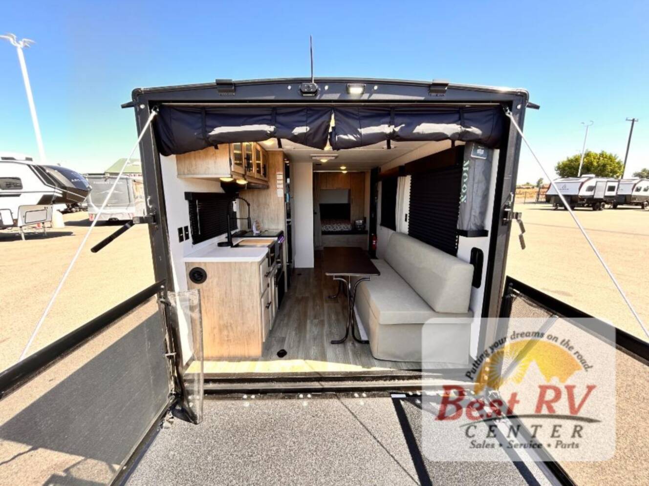 A photo of this 2027 Forest River Rv Cherokee Grey Wolf Black Label 18RRBL