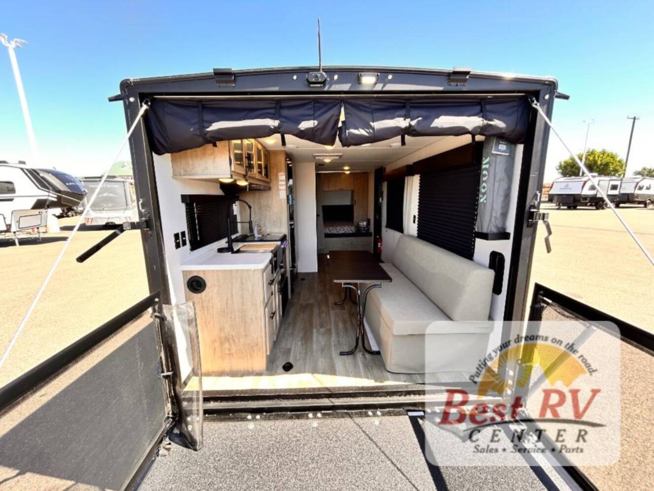 A photo of this 2027 Forest River Rv Cherokee Grey Wolf Black Label 18RRBL