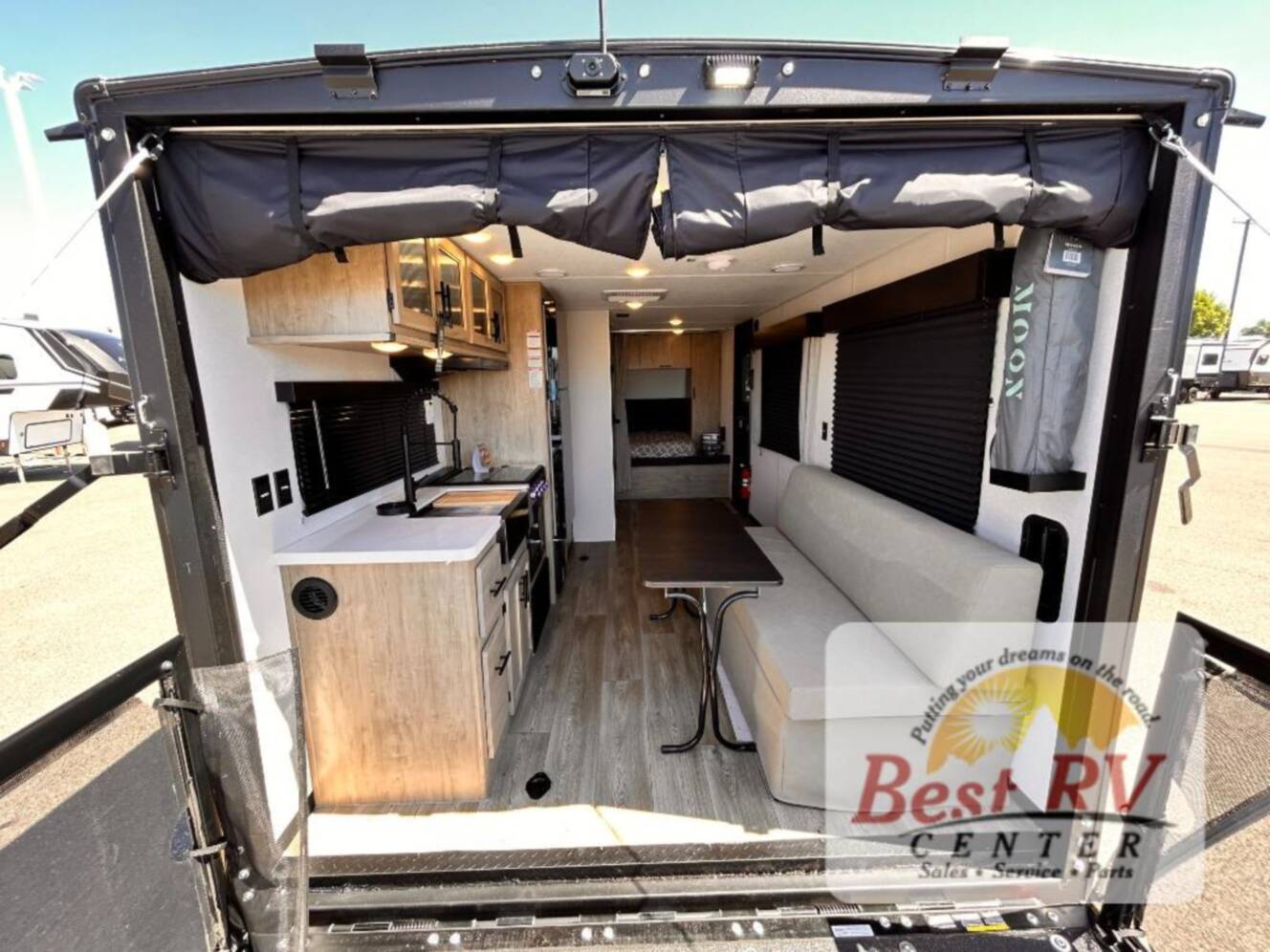 A photo of this 2027 Forest River Rv Cherokee Grey Wolf Black Label 18RRBL