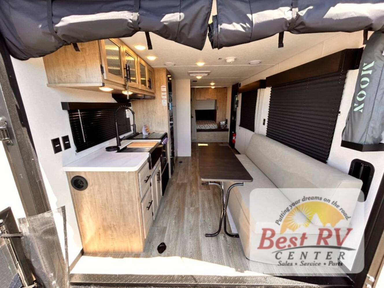 A photo of this 2027 Forest River Rv Cherokee Grey Wolf Black Label 18RRBL
