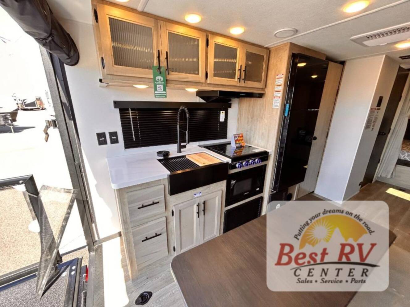 A photo of this 2027 Forest River Rv Cherokee Grey Wolf Black Label 18RRBL