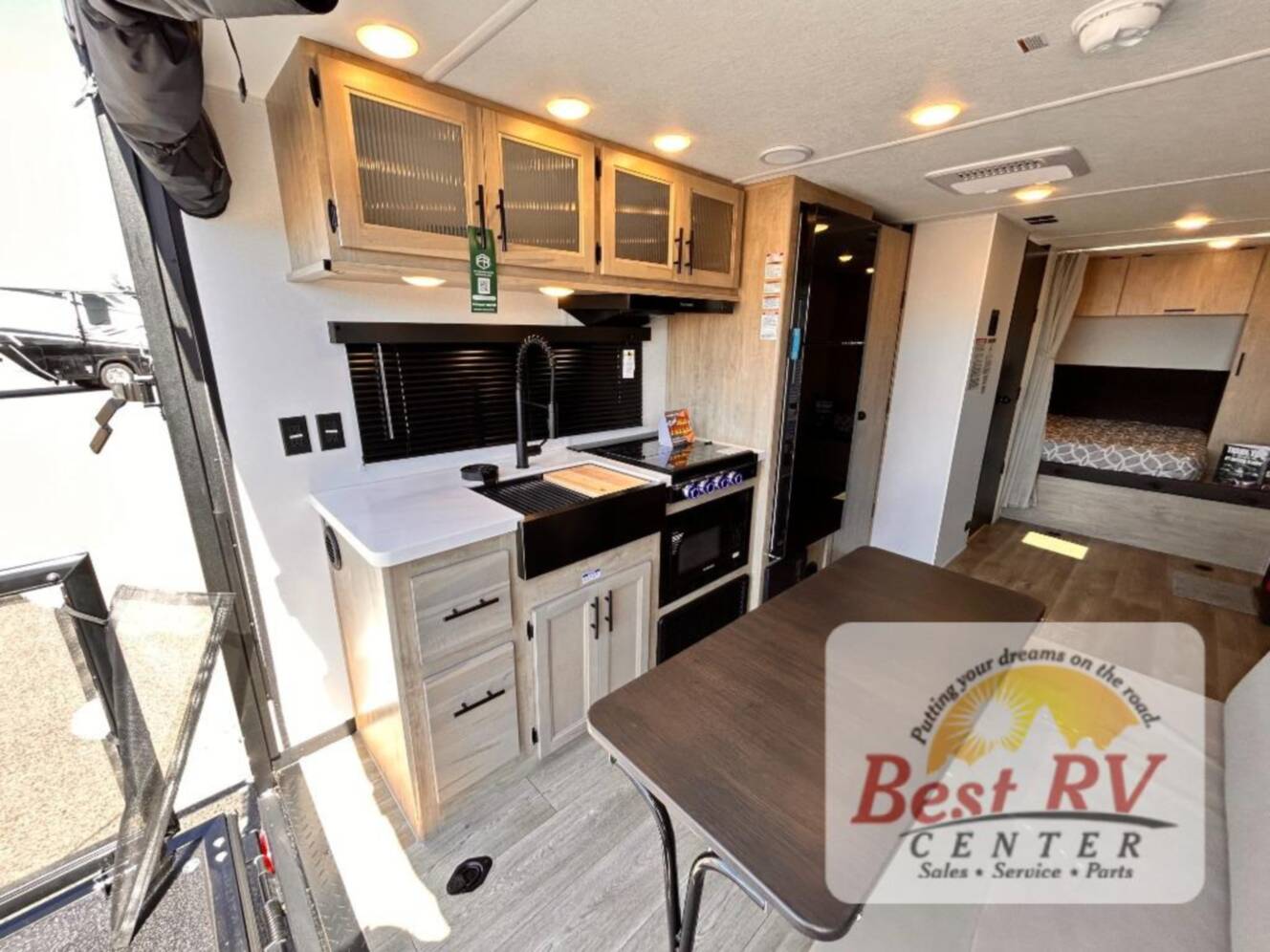 A photo of this 2027 Forest River Rv Cherokee Grey Wolf Black Label 18RRBL
