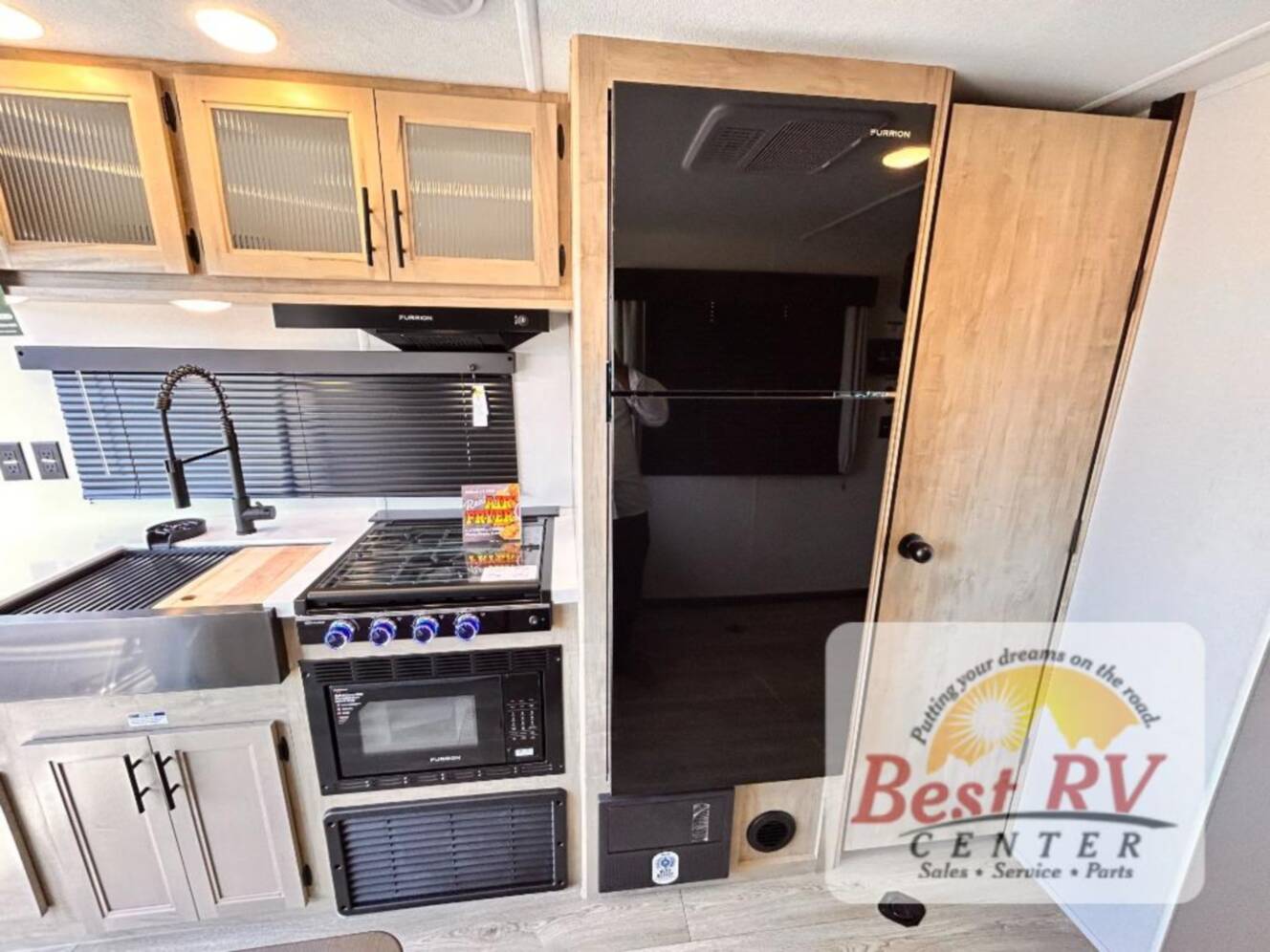 A photo of this 2027 Forest River Rv Cherokee Grey Wolf Black Label 18RRBL