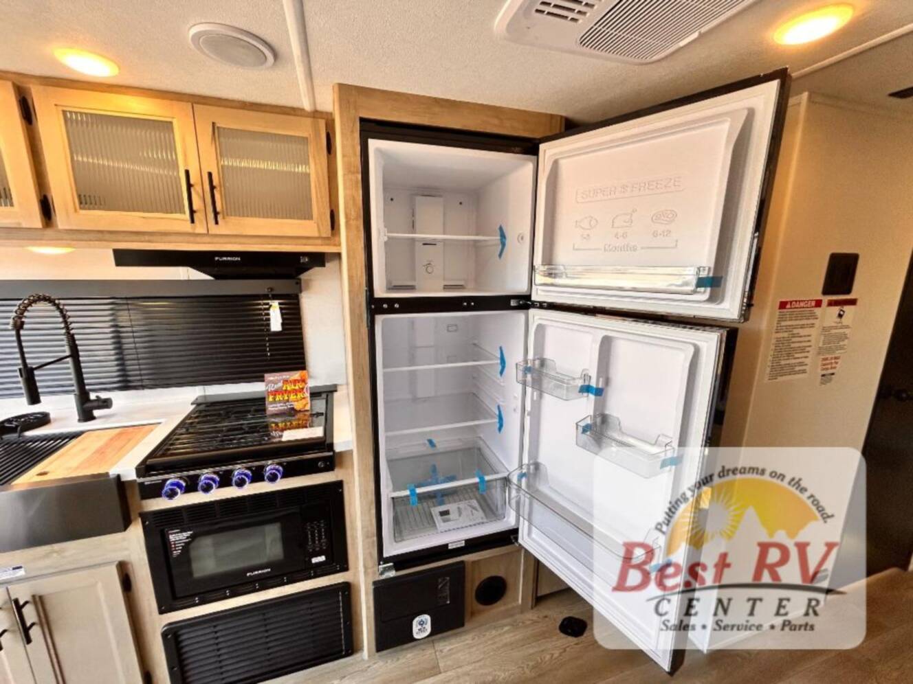A photo of this 2027 Forest River Rv Cherokee Grey Wolf Black Label 18RRBL