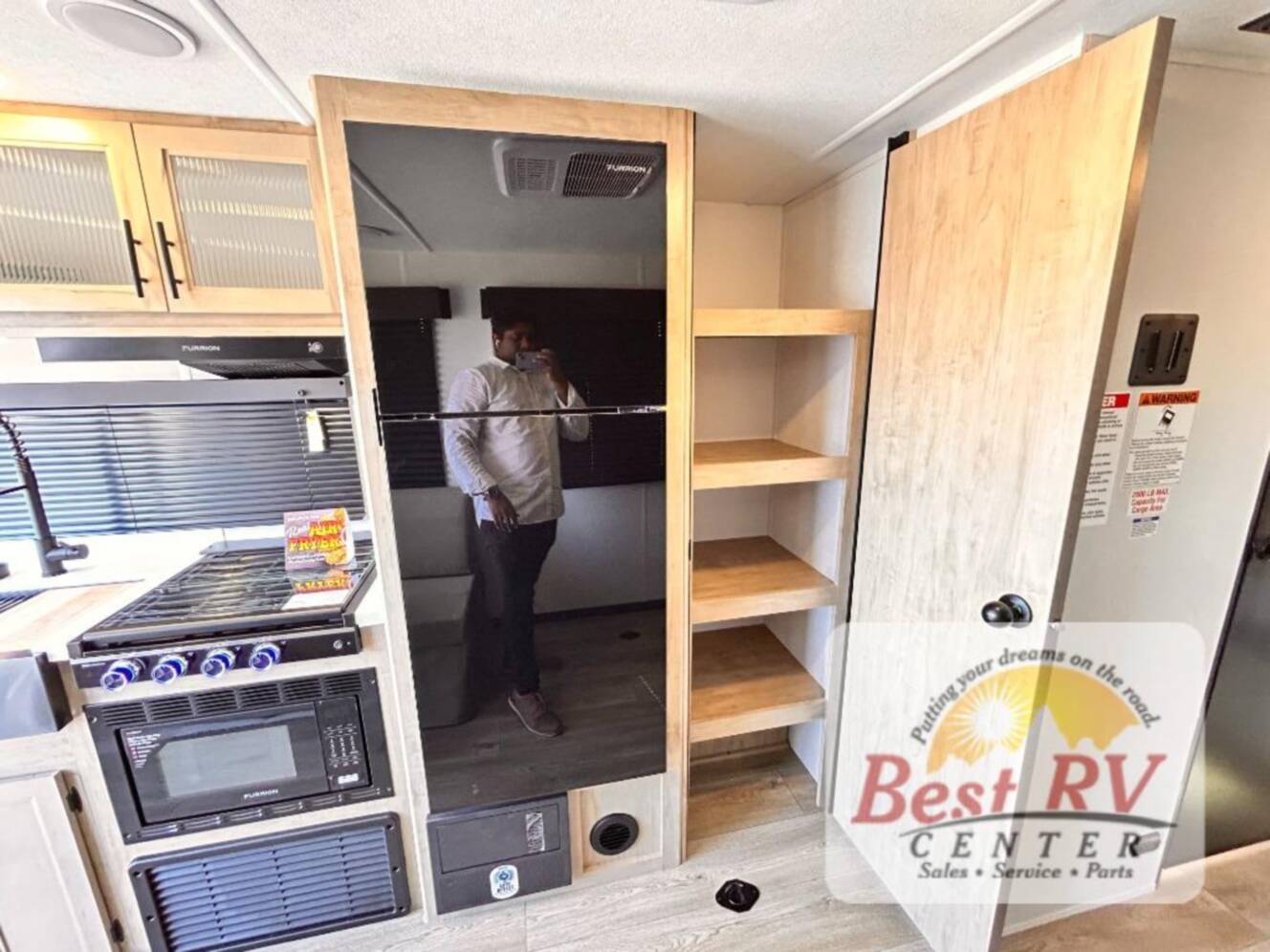 A photo of this 2027 Forest River Rv Cherokee Grey Wolf Black Label 18RRBL