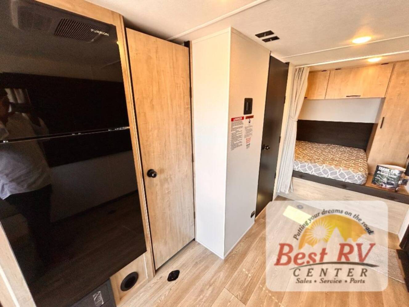A photo of this 2027 Forest River Rv Cherokee Grey Wolf Black Label 18RRBL