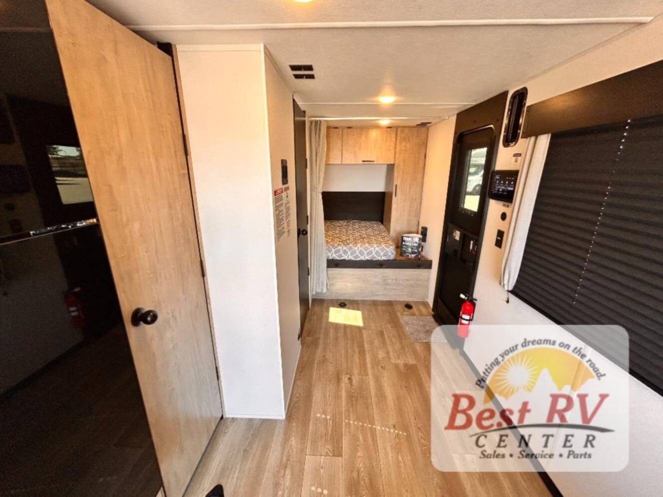 A photo of this 2027 Forest River Rv Cherokee Grey Wolf Black Label 18RRBL