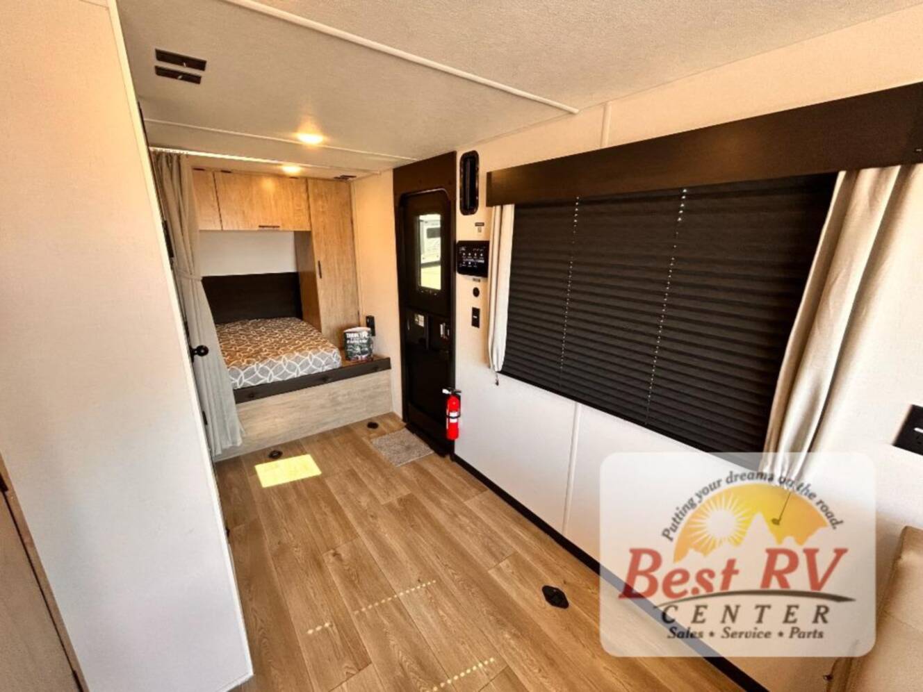A photo of this 2027 Forest River Rv Cherokee Grey Wolf Black Label 18RRBL