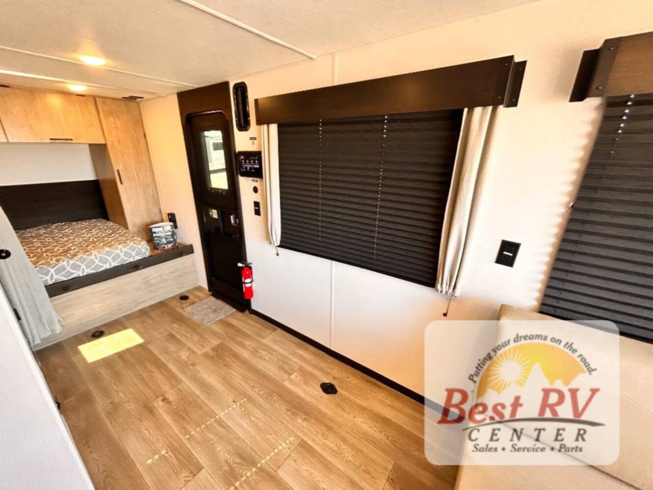 A photo of this 2027 Forest River Rv Cherokee Grey Wolf Black Label 18RRBL