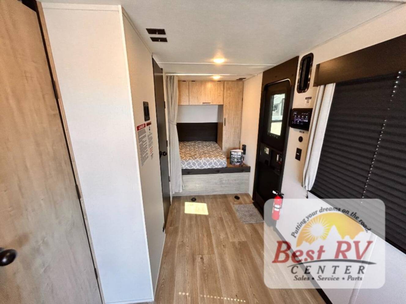 A photo of this 2027 Forest River Rv Cherokee Grey Wolf Black Label 18RRBL