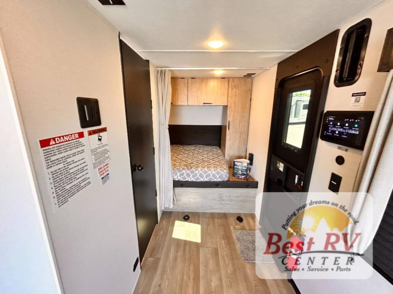 A photo of this 2027 Forest River Rv Cherokee Grey Wolf Black Label 18RRBL