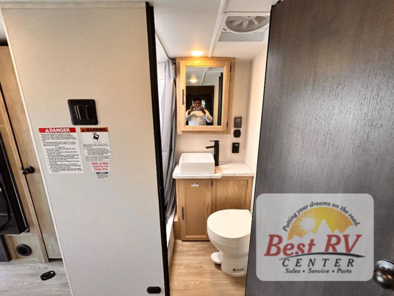 A photo of this 2027 Forest River Rv Cherokee Grey Wolf Black Label 18RRBL