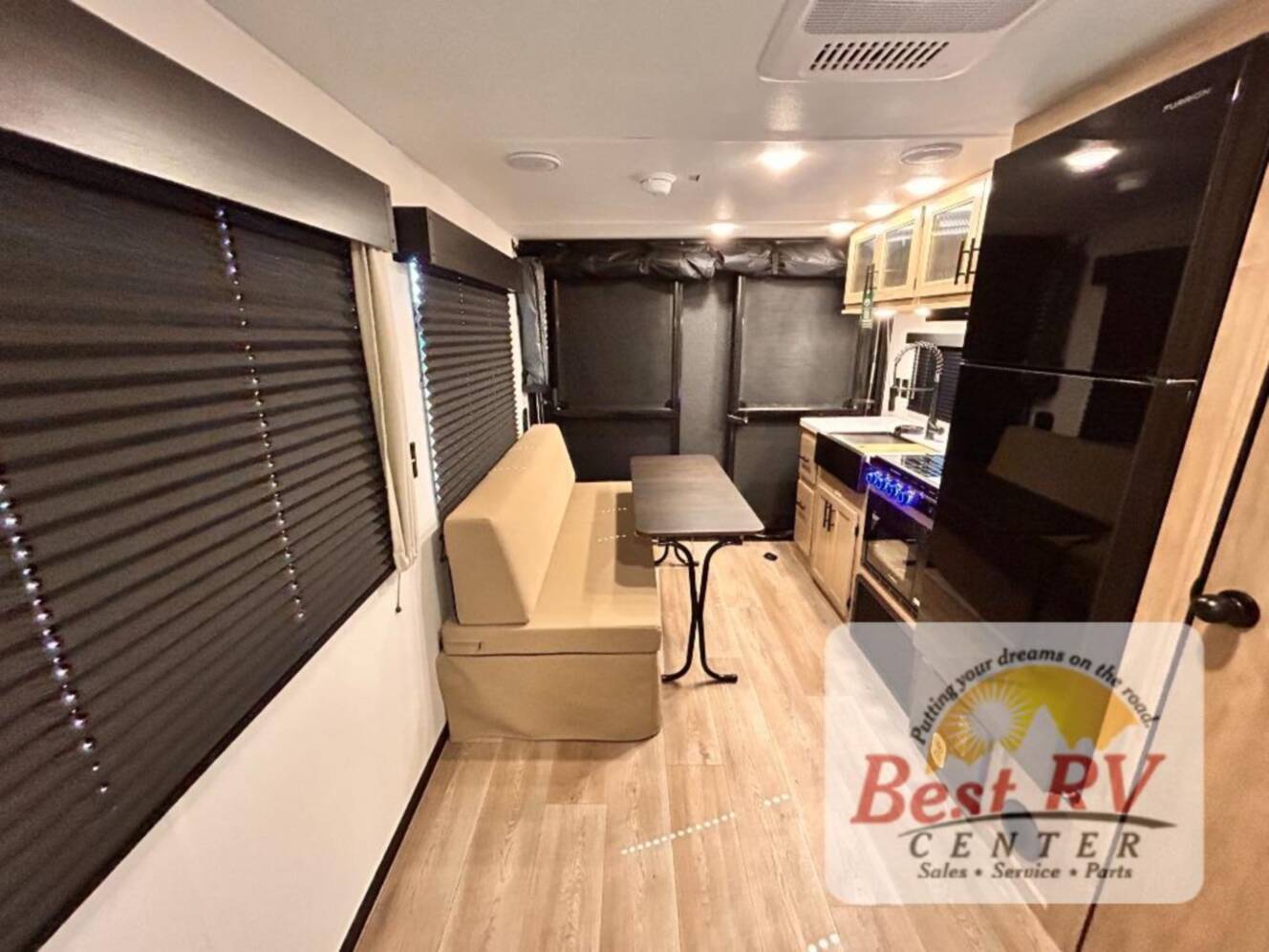A photo of this 2027 Forest River Rv Cherokee Grey Wolf Black Label 18RRBL