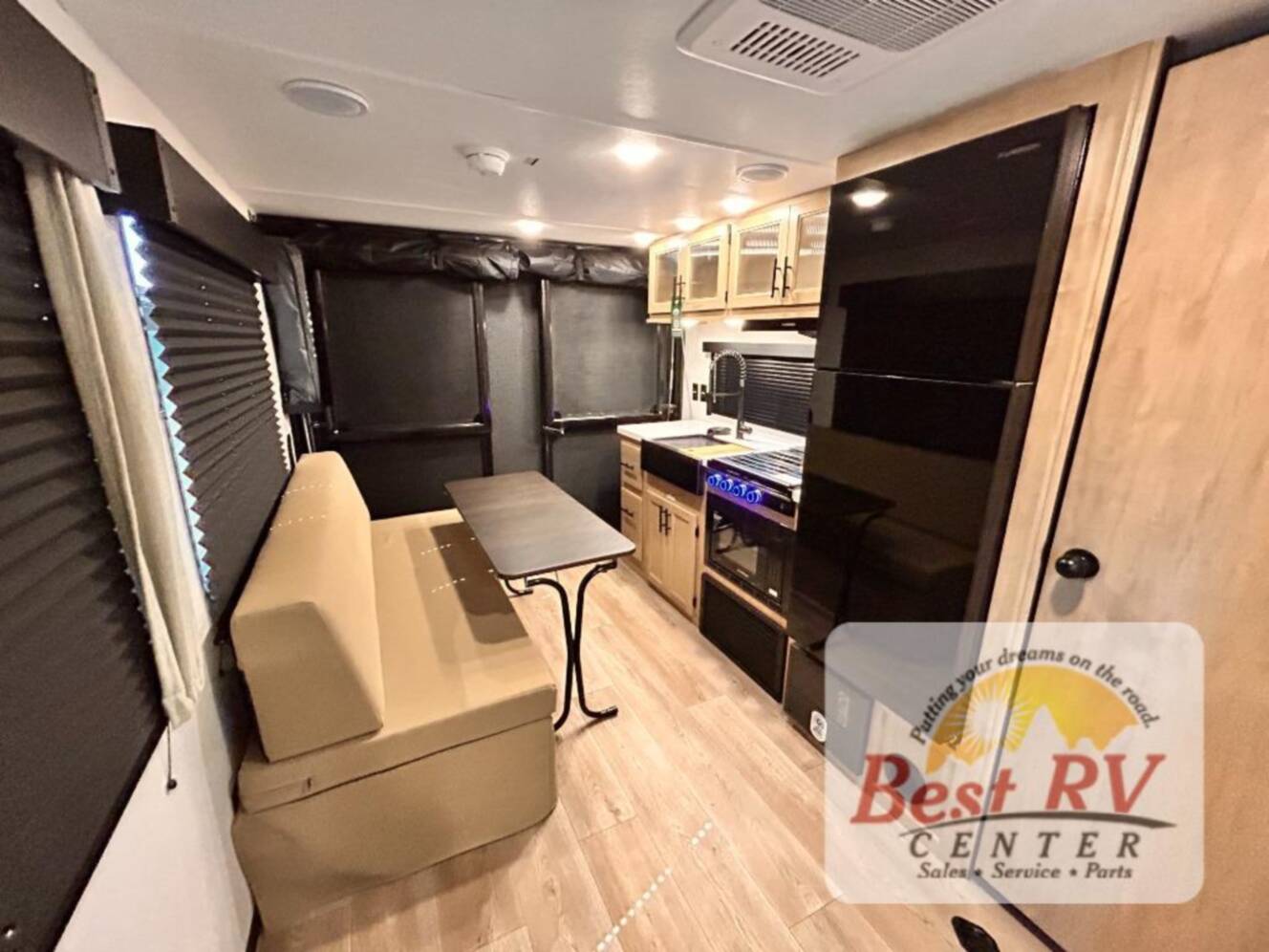 A photo of this 2027 Forest River Rv Cherokee Grey Wolf Black Label 18RRBL