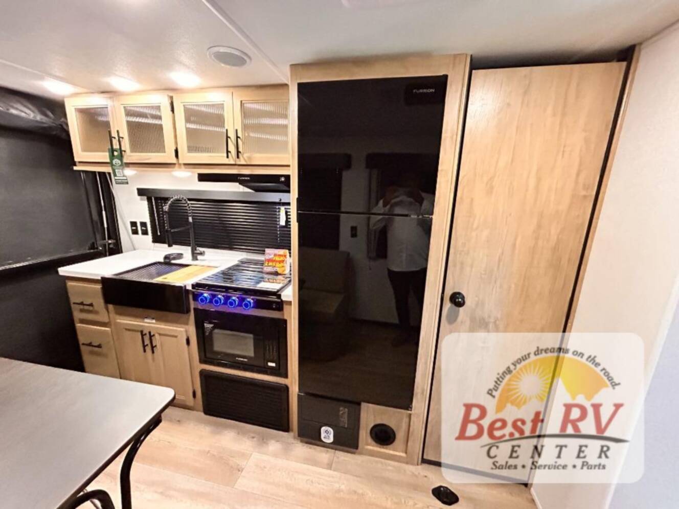 A photo of this 2027 Forest River Rv Cherokee Grey Wolf Black Label 18RRBL