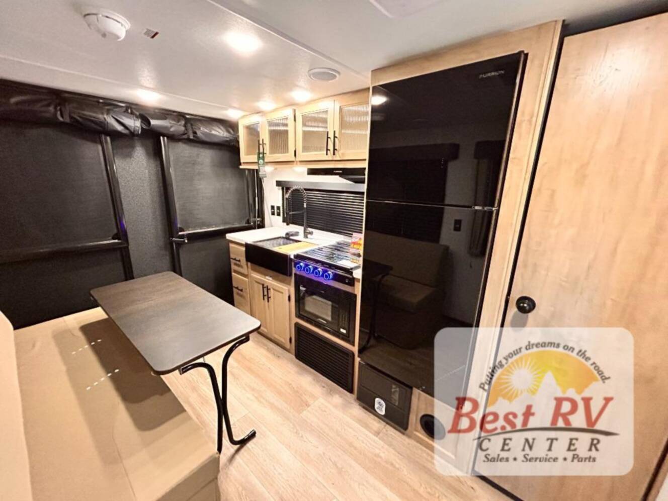 A photo of this 2027 Forest River Rv Cherokee Grey Wolf Black Label 18RRBL