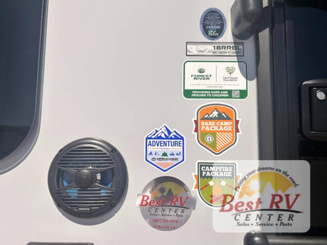 A photo of this 2027 Forest River Rv Cherokee Grey Wolf Black Label 18RRBL