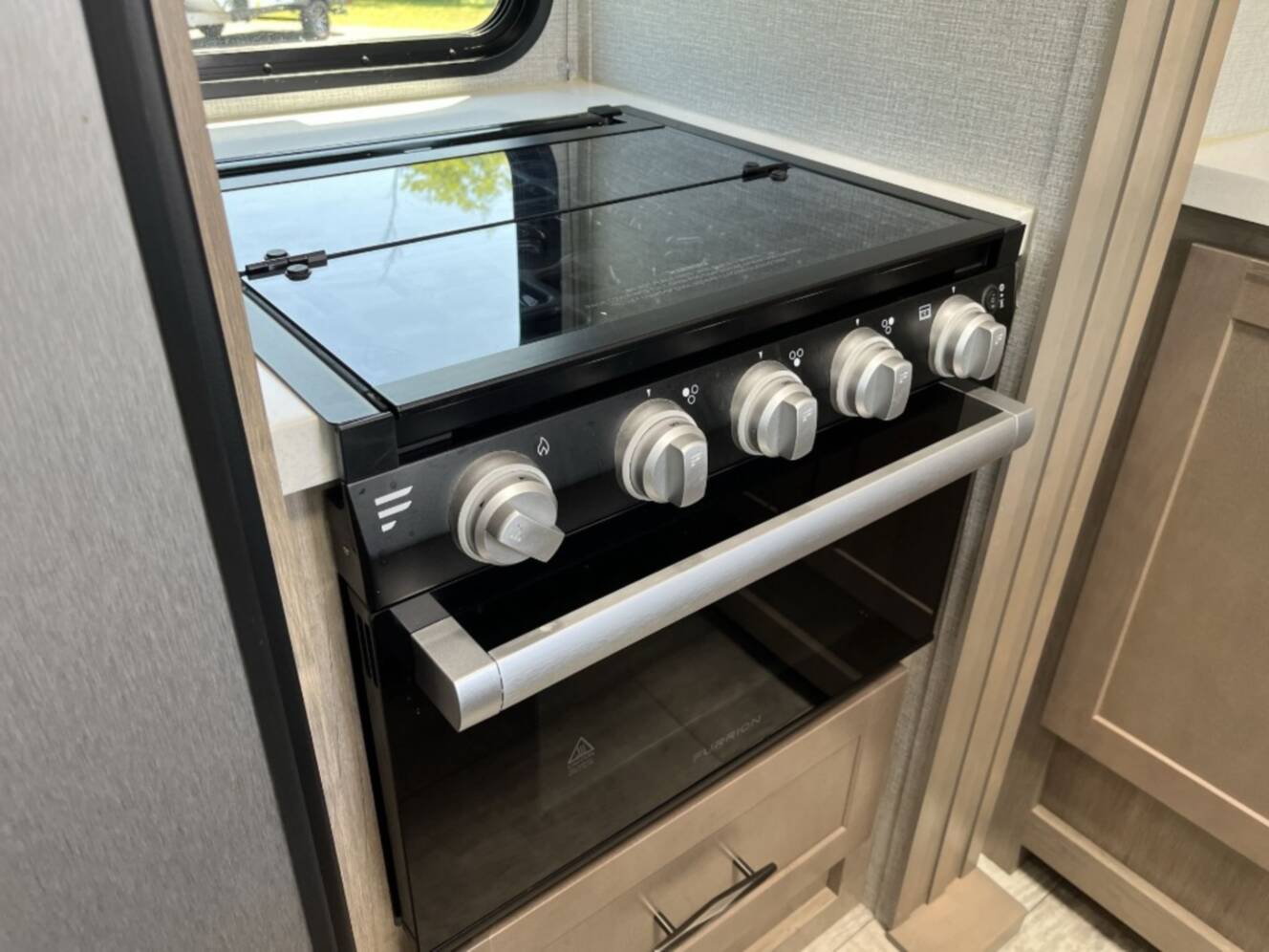 A photo of this 2023 Grand Design Momentum G-Class 350G