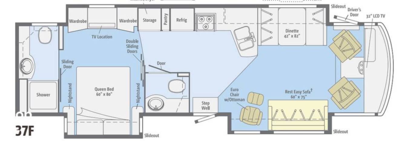 A photo of this 2011 Winnebago Adventurer 35P