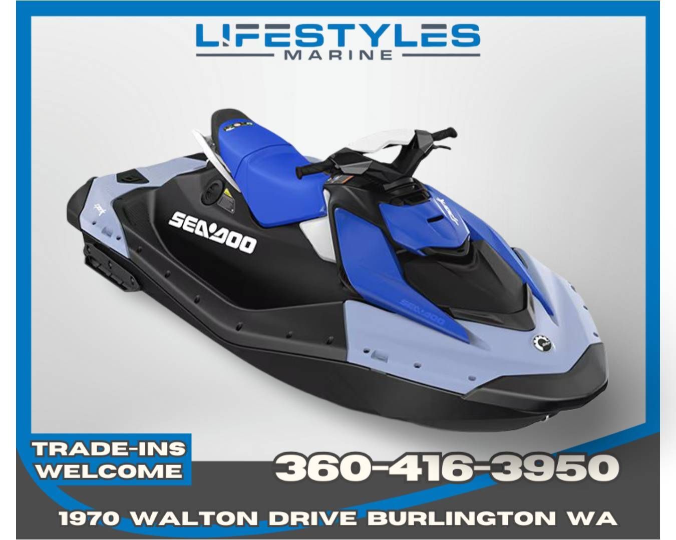 2026 Sea-Doo Spark for 2 90 hp + Convenience package with iBR FOR 2 - 90 in Burlington, WA
