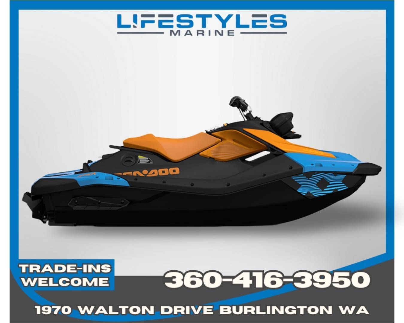 2026 Sea-Doo Spark Trixx for 1 + iBR and Audio in option TRIXX in Burlington, WA