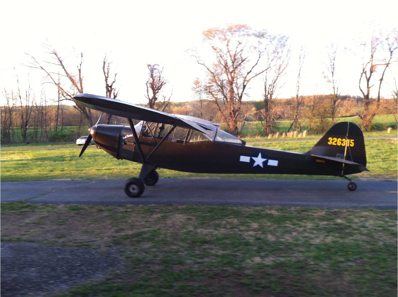 A photo of this 1943 Taylorcraft L-2(Dco-65)