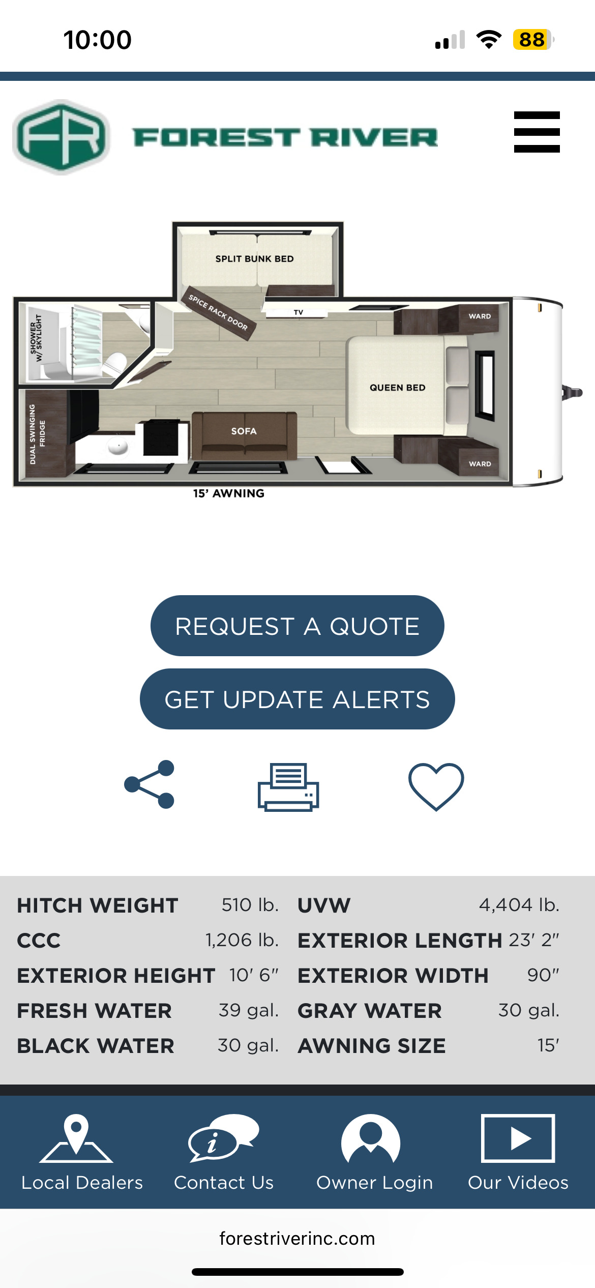 2025 Forest River WILDWOOD FSX 162RBSX RV