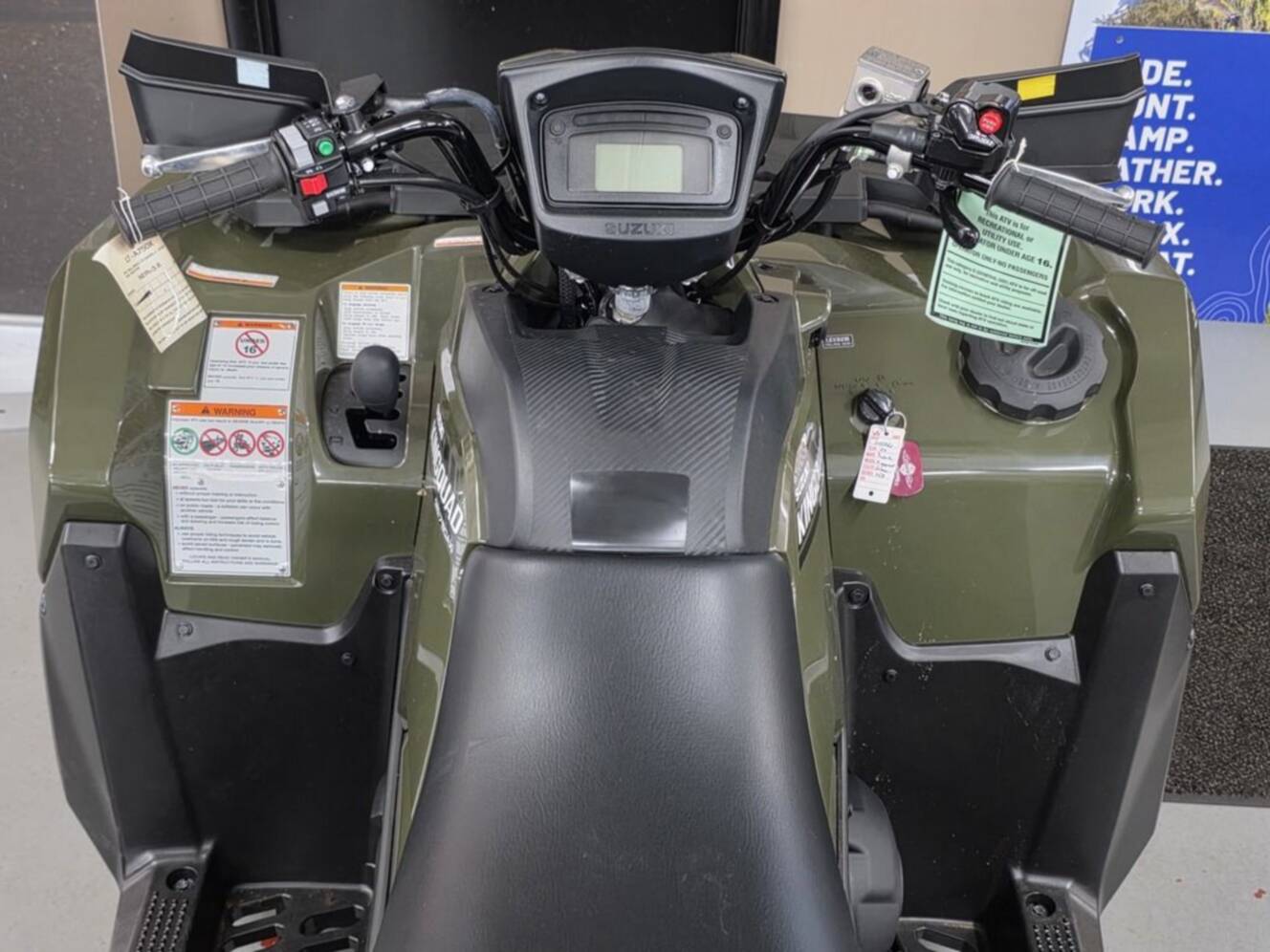 A photo of this 2025 Suzuki KingQuad 750AXi Power Steering