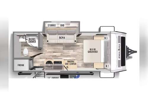 2022 Forest River Rv No Boundaries 19.5 in almo KY