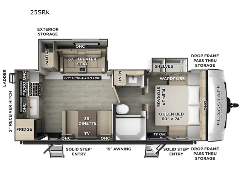 2026 Forest River Rv Flagstaff Micro Lite 25SRK RV