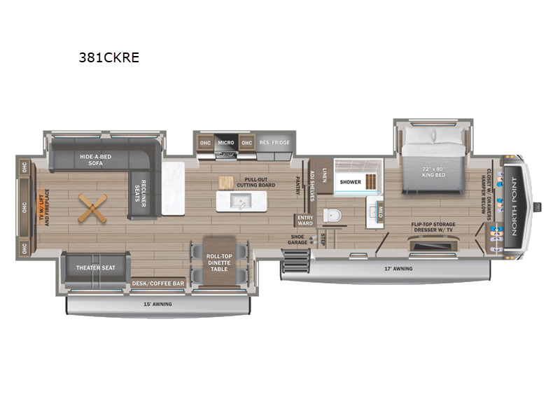2025 Jayco North Point 381CKRE in calera AL