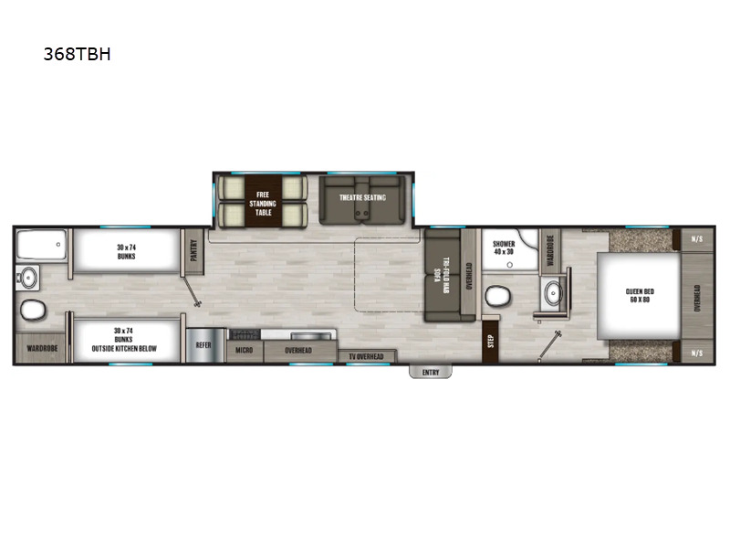 2024 Coachmen Rv Chaparral Lite 368TBH in billings MT