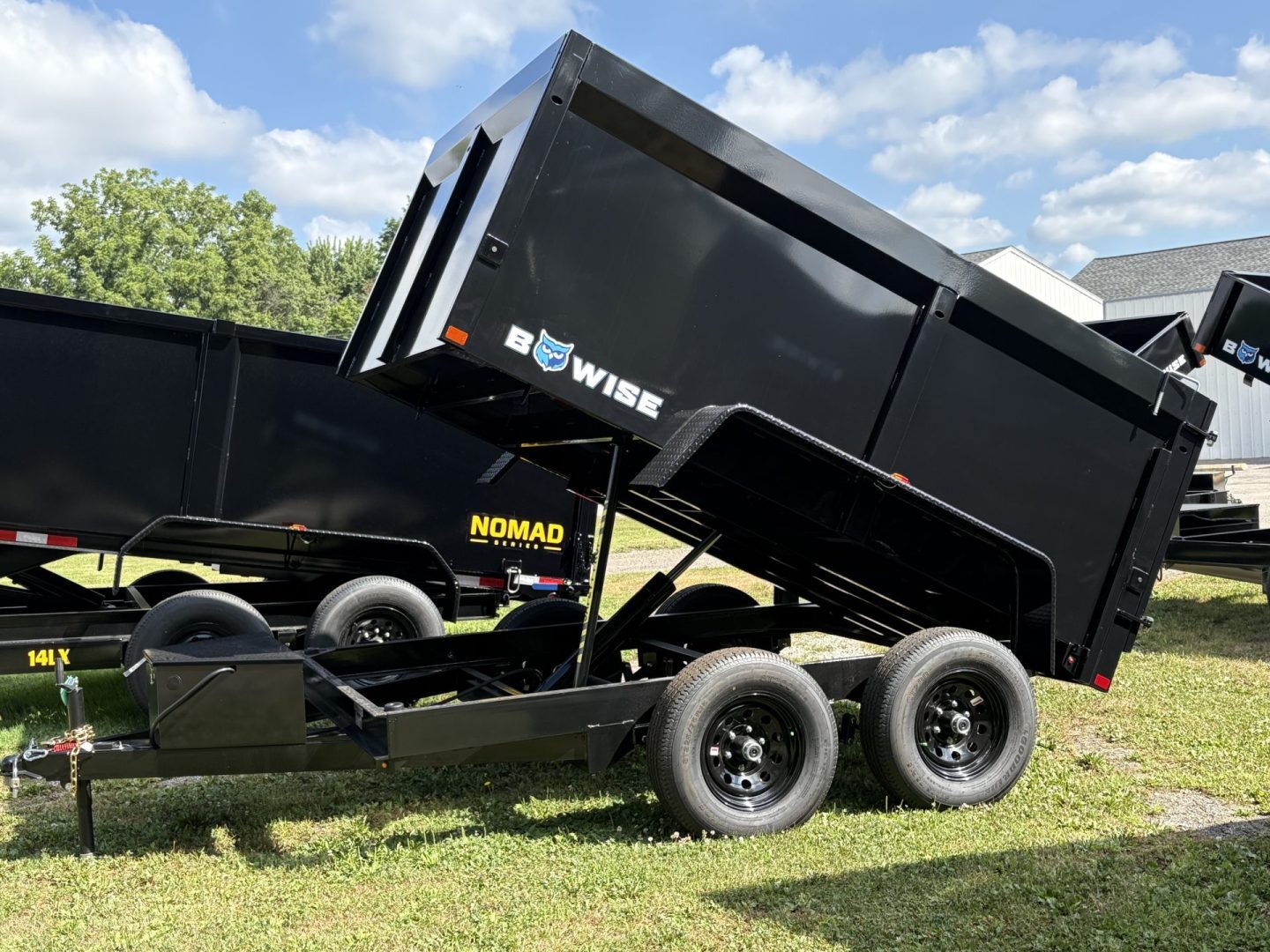 2026 BWise 6x12 dump trailer w/high sides in North Ridgeville, OH