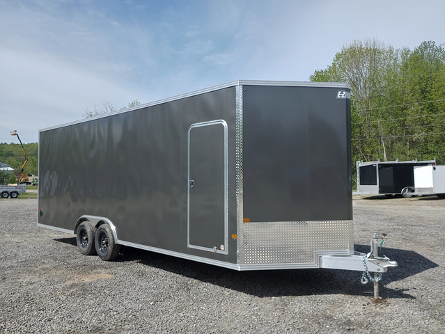 2026 E-Z HAULER 8.5X24 10K Aluminum Enclosed Car Hauler W/Extra He in Manchester, ME