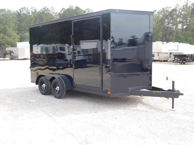2026 COVERED WAGON TRAILERS Covered Wagon Gold Series 7X14 Vnose Black W\Black in Hope Mills, NC