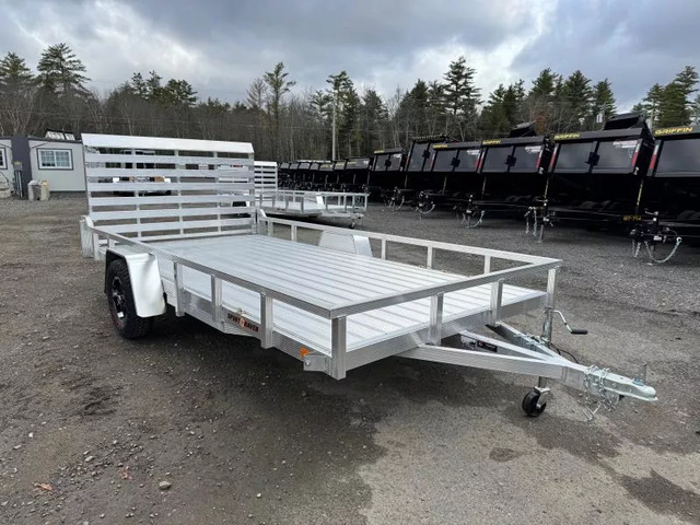 2026 SPORT HAVEN 7X14 Aluminum 3K Deluxe Off Road Utility Trailer W in Loudon, NH
