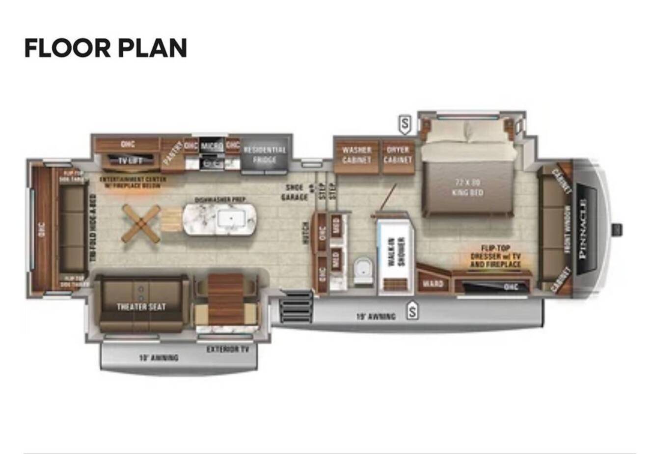 A photo of this 2022 Jayco Pinnacle 36SSWS
