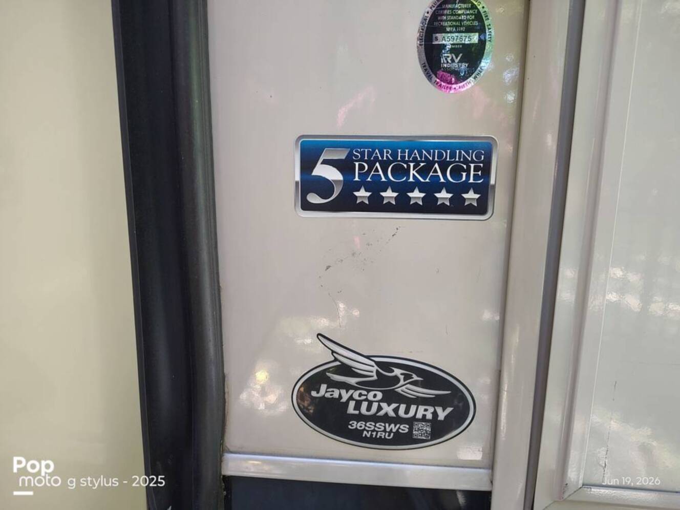 A photo of this 2022 Jayco Pinnacle 36SSWS
