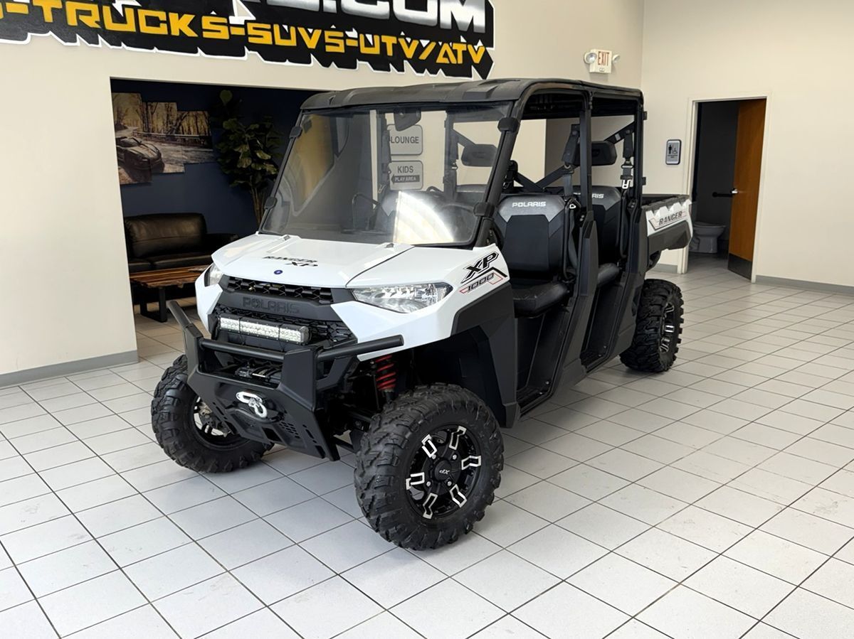 White Polaris Ranger Crew Xp 1000 Four Wheelers For Sale - ATV Trader