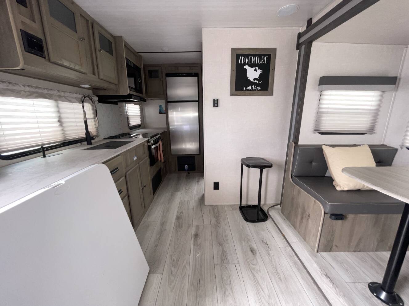A photo of this 2022 Forest River SURVEYOR 203RKLE