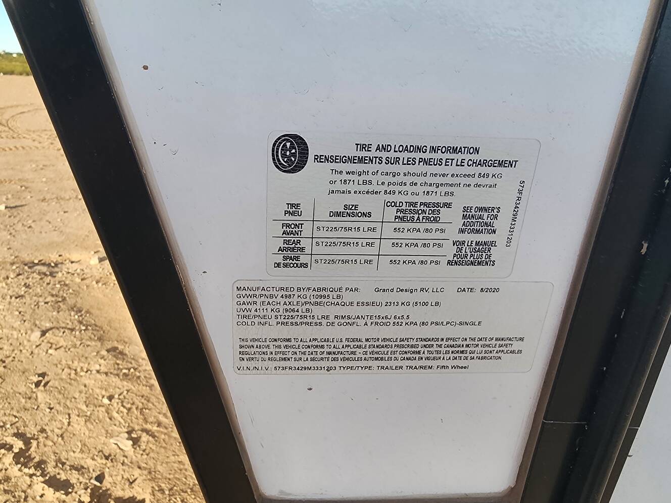 A photo of this 2022 Grand Design REFLECTION 150 SERIES 230RL