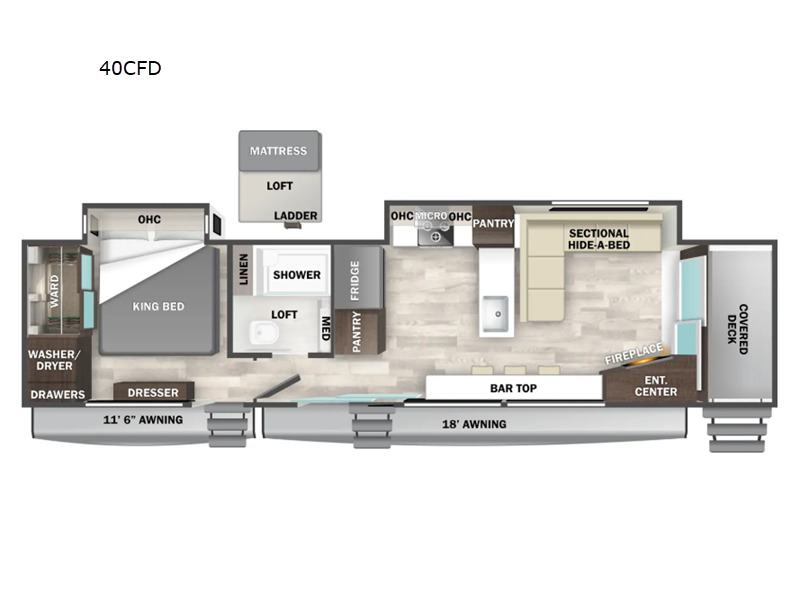 2025 Forest River Rv Cedar Creek 40CFD in yuma AZ