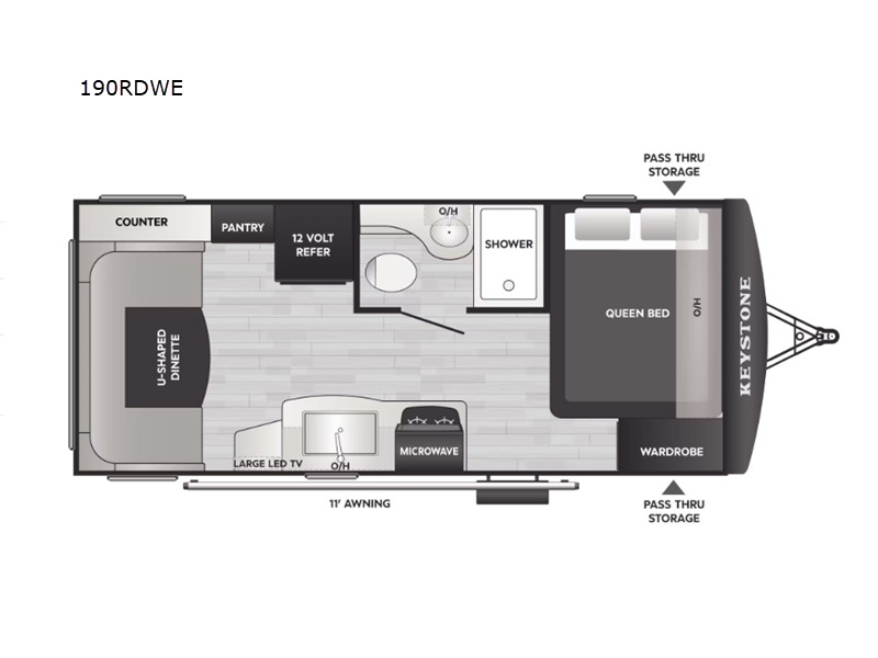 2026 Keystone Rv Passport Classic 190RDWE in hayden ID