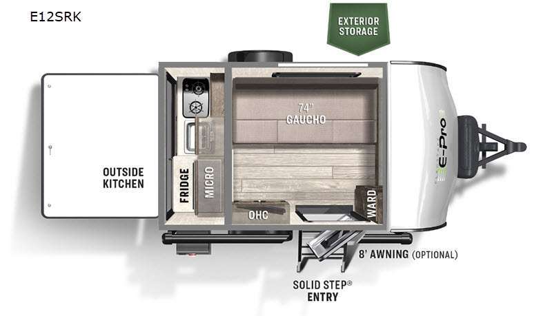 2021 Forest River Rv Flagstaff E-Pro E12SRK in coldwater MI