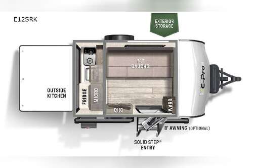 2021 Forest River Rv Flagstaff E-Pro E12SRK in coldwater MI