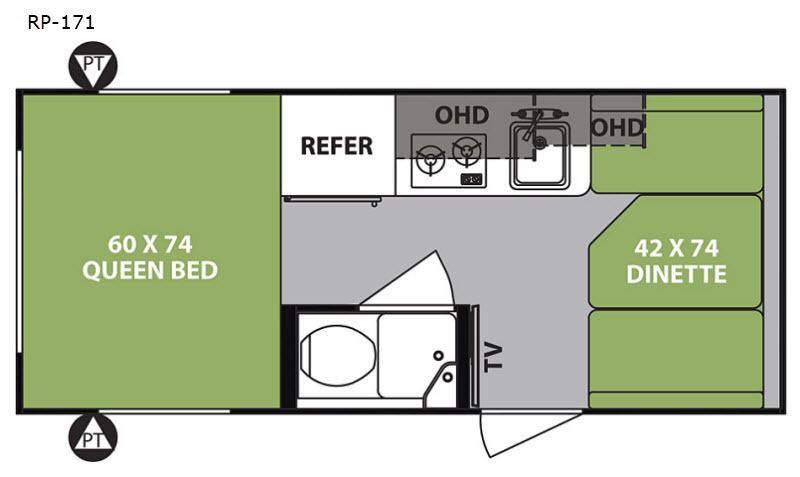 2018 Forest River Rv R Pod RP-171 in gretna NE